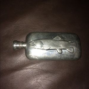 ORVIS pewter trout flask